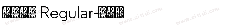 康熙字典 Regular字体转换